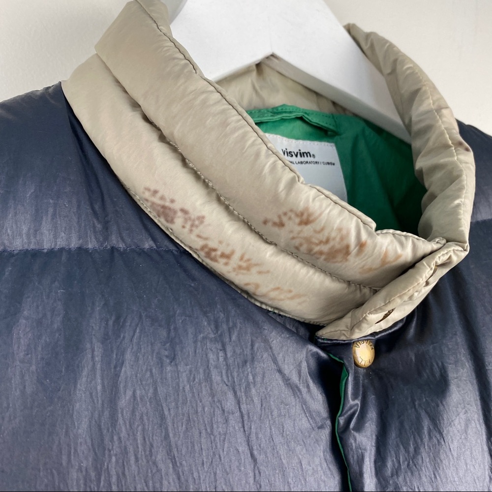 Visvim Insulator Down Vest Multicolor Men's Size Medium - Picture 3 of 9